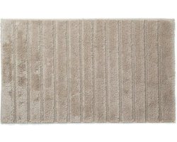 Casilin Badmat Antislip 80x150cm California - Waterabsorberende Badkamermat - Wasbaar en Sneldrogend - Voor Douche en Bad - 100% Katoen - Rechthoek - Sand, Bruin