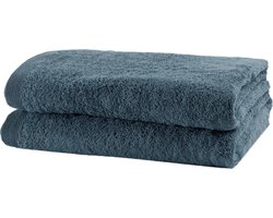 Casilin - Como - set van 2 douchelakens - 70x140cm -  Ocean - Blauw