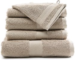 Casilin Royal Touch - Hotel Kwaliteit - Pakket van 2 Badlakens - 65 x 125 cm - Linen - Bruin