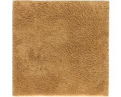 Casilin WC Mat Antislip 60x60cm Havana - Toiletmat vierkant - Vierkante Badmat - Waterabsorberend en Sneldrogend - Wasbaar - Caramel Geel