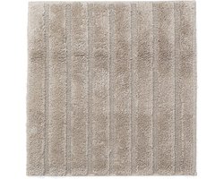 Casilin WC-mat Antislip California - 60x60cm - Vierkante Badmat - Waterabsorberend - Wasbaar en Sneldrogend - 100% Katoen - Sand, Bruin
