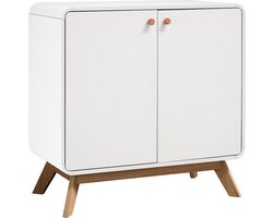 Cassie|Dressoir met 2 witte spaanplaatdeuren