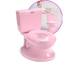 Casteleyn® Plaspotje – Potje Peuter – WC Potje – Toilettrainer – Kindertoilet met Geluid – tot 21kg – Roze