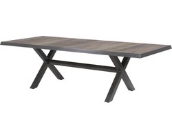 Castilla Negro dining tuintafel 243x103cm