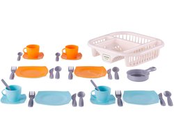 Cavallino Servies met Afwasrek Oranje, 30dlg.