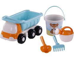 Cavallino Strand Kiepwagen met Emmerset Blauw, 5dlg.