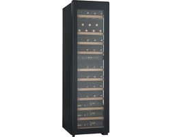 Cavecool Raw Quartz - 44 flessen - 2 zones - Zwart