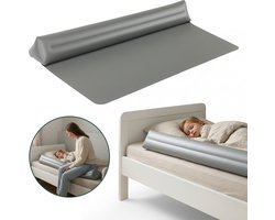 Cavedo® Opblaasbare Bedrand met Flap - 120cm - Bedhekje voor Volwassenen, Kinderen & Baby - Boxspring Bedrail - Uitvalbeveiliging Bed