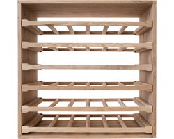 Caverack wijnrek LEO – 36 flessen – eiken