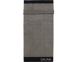 Cawö 6220 80 x 200 cm Katoen Beige, Zwart 1 stuk(s)