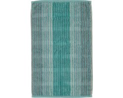 Cawo Cashmere Streifen Gastendoekje - Munt 30x50