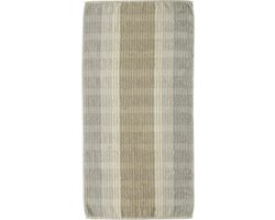 Cawo Cashmere Streifen Handdoek - Zand 50x100