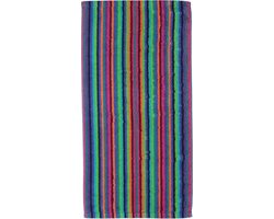 Cawo Lifestyle Streifen Handdoek - Multi-Blauw 50x100