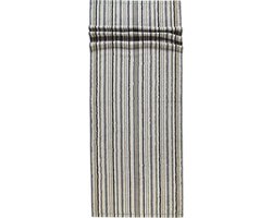 Cawö Lifestyle Streifen Saunadoek kiezel 70x180