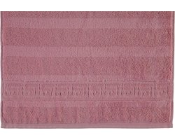 CAWÖ Noblesse Uni Badhanddoek - Rosé - 50x100