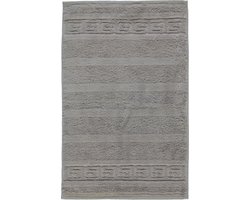 Cawo Noblesse Uni Gastendoekje - Zilver 30x50