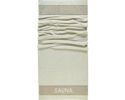 Cawo Sauna handdoek - Beige&Bruin (80x200cm)