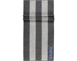 Cawö saunalaken 599 (80x200, antraciet-grijs)