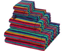 Cawö Sonstiges 2 X washandjes 2 X gasten- 2 X douche- 2 X handdoek - in set 8 pack Lifestyle