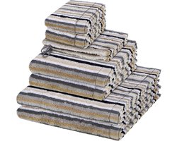 Cawö Sonstiges 2 X washandjes 2 X gasten- 2 X douche- 2 X handdoek - in set 8 pack Lifestyle