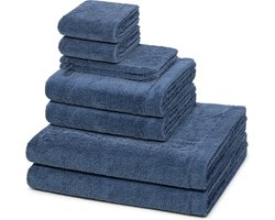 Cawö Sonstiges 2 X washandjes 2 X gasten- 2 X douche- 2 X handdoek - in set Lifestyle