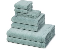 Cawö Sonstiges 2 X washandjes 2 X gasten- 2 X douche- 2 X handdoek - in set Lifestyle