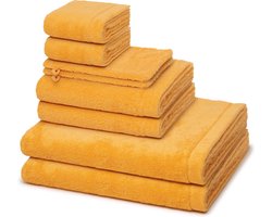 Cawö Sonstiges 2 X washandjes 2 X gasten- 2 X douche- 2 X handdoek - in set Lifestyle