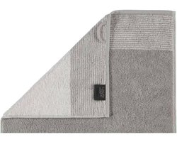 Cawo Two-Tone Gastendoekje - Platina 30x50
