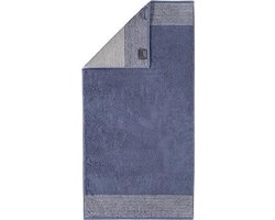 Cawo Two-Tone Handdoek Nachtblau 50x100