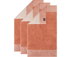 Cawoe Gastendoekje Luxury Home Two-Tone Een maat, 30x50 Set van 3