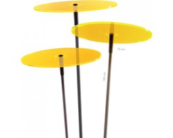 Cazador Del Sol Uno zonnevanger - set v. 3 - Ø15x120cm - Geel