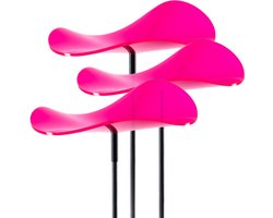Cazador Del Sol Zonnevangers Lucy - tuin decoratie voor buiten - Ø150mm x 120cm Rood Set3