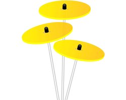 Cazador Del Sol Zonnevangers Ø080mm x 26cm Geel Set3