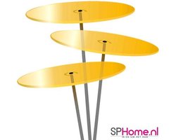 Cazador Del Sol Zonnevangers - tuin decoratie voor buiten - Ø150mm x 120cm Geel Set3