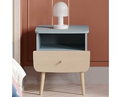 CBA - Nachtkastje - Blauw - 48cm