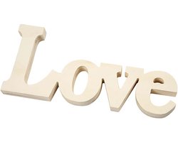 CC Decoratie Woord Love 23x10 cm