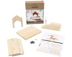 CC DIY Vogelvoederhuis Grenen 12,5 cm