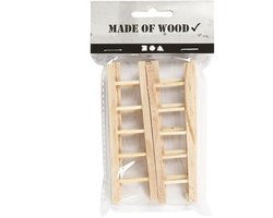 CC Grenen Ladders 10x3,5 cm 6 stuks