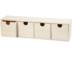 CC Houten Ladekast 9,2x34,7 cm