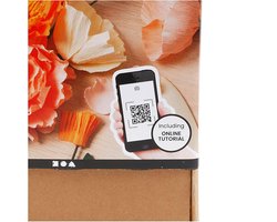 CC Startersset - Leren Crêpepapier Bloemen Maken - Papierhobbies