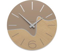 CD Italian Design Wandklok Olivier Koffie