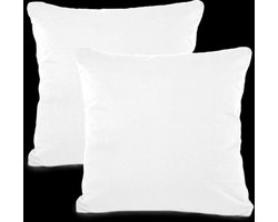 CE - Kussensloop - 80x80cm - Katoen - Rits - 2 Stuks