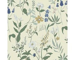 CE - Zelfklevend Behangrol - 44x300 cm - Botanisch Bloemenmotief - PVC, Waterdicht