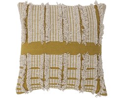 Cea Cushion, Yellow, Cotton
