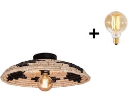 Ceiling Lamp - ANDROS - Raffia / Seagrass