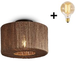 Ceiling Lamp - IGUAZU - Jute - Small.