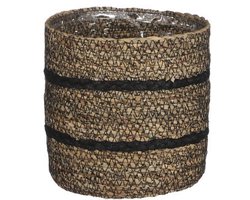 Celestial mand zwart h14xd14 cm Mica Decorations