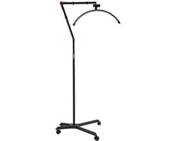 Cellista Wimperlamp LED 36W - Halve Maan Lamp - Staande Beauty Lamp - Dimbaar 0-100% - 3200-5600K - Met Afstandsbediening