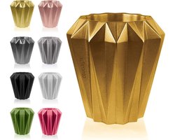 Cement plantenbak bloempot rek Ø 9 / Ø 13 cm - betonnen overpot - 17 kleuren