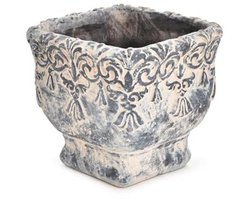 Cementplantenpot 6,5 inch met Drainagegat - Vintage Betonnen Bloempotten voor Binnen en Buiten - Decoratieve Pot voor Orchideeën en Vetplanten